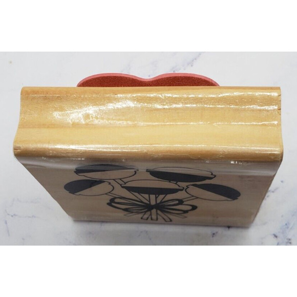 Wood Mounted Bundle of Lollipops Sweet Dessert Rubber Stamp - Picture 3 of 8
